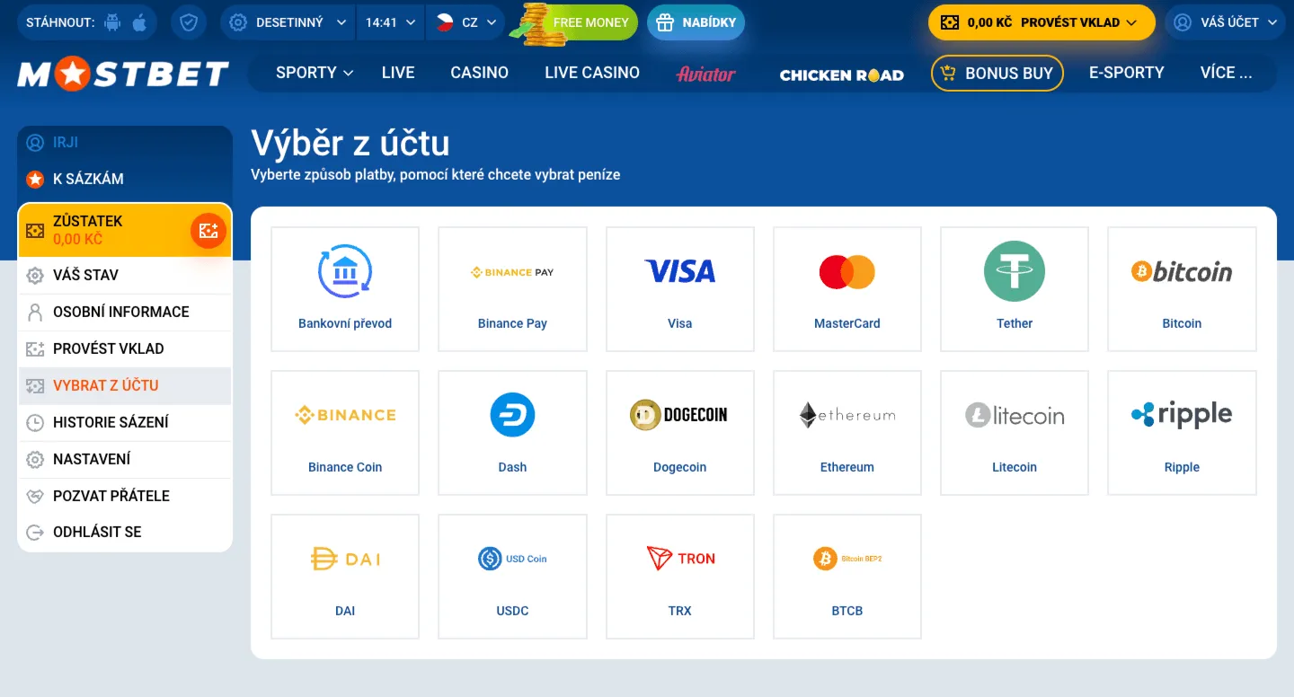 Mostbet_CZ_Withdraw_1.png